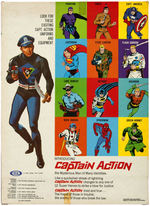 "CAPTAIN ACTION - SUPERMAN UNIFORM & EQUIPMENT" BOXED SET WITH RING.