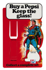 SUPERMAN & DC HEROES PEPSI GLASSES COUNTER DISPLAY TRIO.