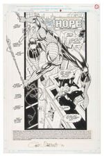 "SPIDER-MAN" #29 CHRIS MARRINAN ORIGINAL COMIC BOOK PAGE ART.
