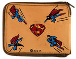 "SUPERMAN BILLFOLD" BOXED WALLET & MAGAZINE WITH AD.