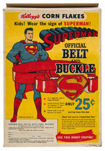 "SUPERMAN BELT AND BUCKLE" KELLOGG'S PREMIUM LOT.