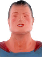 "SUPERMAN DOLL" WOOD & COMPOSITION JOINTED IDEAL FIGURE & VERY RARE BOX.