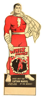 CAPTAIN MARVEL "WHIZ COMICS" SERIAL PROMOTIONAL HANGER.