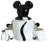 MICKEY MOUSE GERMAN CHINA CONDIMENT SET.
