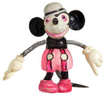 LARGE AND UNUSUAL FIVE FINGER MICKEY MOUSE CELLULOID FIGURE.