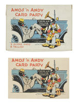 "AMOS 'N ANDY CARD PARTY" BOXED SET.