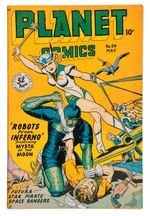 "PLANET COMICS" #54 MAY 1948 ISSUE.