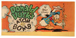 "DONALD DUCK'S ATOM BOMB" AMERICAN VERSION PREMIUM COMIC.