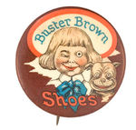 RARE BROWN BKG. "BUSTER BROWN SHOES."