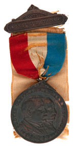 OFFICIAL ISSUE CLEVELAND 1893 INAUGURATION BADGE.