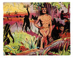 "TARZAN OF THE APES IN PICTURE PUZZLES" COMPLETE BOXED SET.