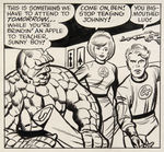 JACK KIRBY "STRANGE TALES" #109 ORIGINAL COMIC BOOK ART FEATURING HUMAN TORCH & THE FANTASTIC FOUR.
