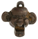 THE YELLOW KID CLASSIC TURN-OF-THE-CENTURY CAST IRON CAP BOMB TOY.