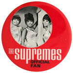 “THE SUPREMES OFFICIAL FAN” CLUB BUTTON.