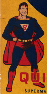 SUPERMAN "OGILVIE" RARE CANADIAN CEREAL BOX.