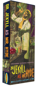 "DR. JEKYLL AS MR. HYDE" BOXED AURORA MODEL KIT.