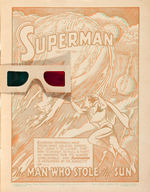 "THREE DIMENSION ADVENTURES" SUPERMAN COMIC.