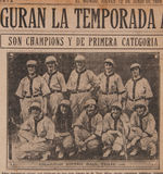 UNIQUE & INCREDIBLY COMPREHENSIVE COLLECTION OF 10 VOLUMES OF CUBAN NEWSPAPER BASEBALL CLIPPINGS.