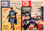 TV CHANNELS REGIONAL PUBLICATION PAIR FEATURING BATMAN.