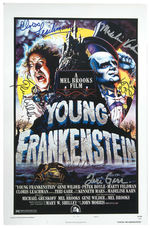 “YOUNG FRANKENSTEIN” CAST-SIGNED MASTERPRINT REPRODUCTION POSTER.