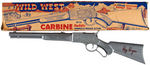 "ROY ROGERS WILD WEST CARBINE" BOXED MARX CLICKER RIFLE.