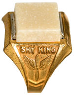 SKY KING’S FIRST PREMIUM RING WITH GLOW-IN-DARK TOP.