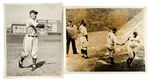 1932 WORLD SERIES PROGRAM WITH BABE RUTH-RELATED NEWS SERVICE PHOTO PAIR.