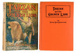 "TARZAN AND THE GOLDEN LION" IMPRESSIVE MULTI-SIGNED BOOK.