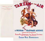 "TARZAN OF THE AIR" PROMO RADIO FOLDER & ENVELOPE.