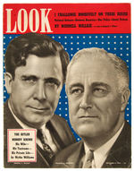 “LOOK” MAGAZINES WITH FDR COVERS/ARTICLES.