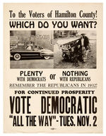 TRUMAN'S APPEAL TO BLACK VOTERS POSTER COMPARES “PLENTY” IN 1948 VS “NOTHING” WITH 1932 REPUBLICANS.