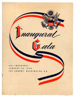 TRUMAN “INAUGURAL GALA” 1949 PROGRAM.