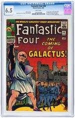 "FANTASTIC FOUR" #48 MARCH 1966 CGC 6.5 FINE+ - FIRST APPEARANCES OF THE SILVER SURFER & GALACTUS.