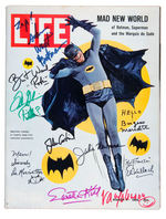 "BATMAN" CAST-SIGNED "LIFE" MAGAZINE ISSUE.