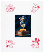 CARL BARKS DONALD DUCK "SIXTY YEARS QUACKING" LIMITED EDITION FIGURINE & SIGNED LITHOGRAPH.