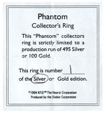 THE PHANTOM LIMITED EDITION RING #1 OF 495 IN SILVER.