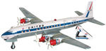 LARGE BOXED BATTERY OPERATED “UNITED AIRLINES MULTI-ACTION DC-7C PLANE.”