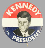 "KENNEDY FOR PRESIDENT" 1.25" SIZE.