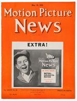 “MOTION PICTURE NEWS” 1928 EXHIBITOR MAGAZINE WITH “MGM” COLOR SECTION.
