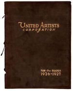 “UNITED ARTISTS CORPORATION FOR THE SEASON 1926-1927” EXHIBITOR BOOK.