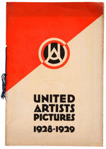 “UNITED ARTISTS PICTURES 1928-1929” EXHIBITOR BOOK.