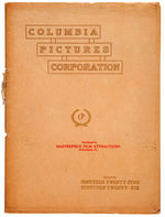 COLUMBIA PICTURES CORPORATION 1925-1926 EXHIBITOR BOOK.