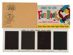 POST CEREAL BOX FLAT WITH “LINUS THE LION FUN BOOK” PREMIUM FILE COPIES.