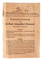WWII GERMAN MADE BOXED U-BOAT TORPEDO GAME.