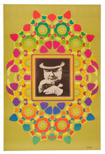 PETER MAX "W.C. FIELDS CAMEO" POSTER.