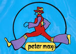 PETER MAX VINYL CARRYING CASE.