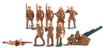 BARCLAY TOY SOLDIERS LOT OF 14.
