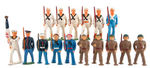 BARCLAY TOY SOLDIERS LOT OF 21.