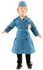 WWII SAILOR/ WAAC/WAVE COMPOSITION DOLL TRIO.