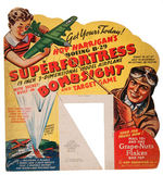 “HOP HARRIGAN’S B-29 SUPERFORTRESS AIRPLANE/BOMBSIGHT/ TARGET GAME” PREMIUM STORE DISPLAY.